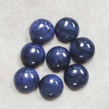 14MM ROUND CABOCHON DUMORTIERITE(4PCS/BAG)